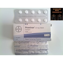 Buy Bayer-proviron 25mg/tablet. 20 tablets.