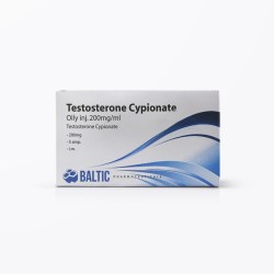 BALTIC PHARMACEUTICALS TESTOSTERONE CYPIONATE 200MG 10x1ML AMPS